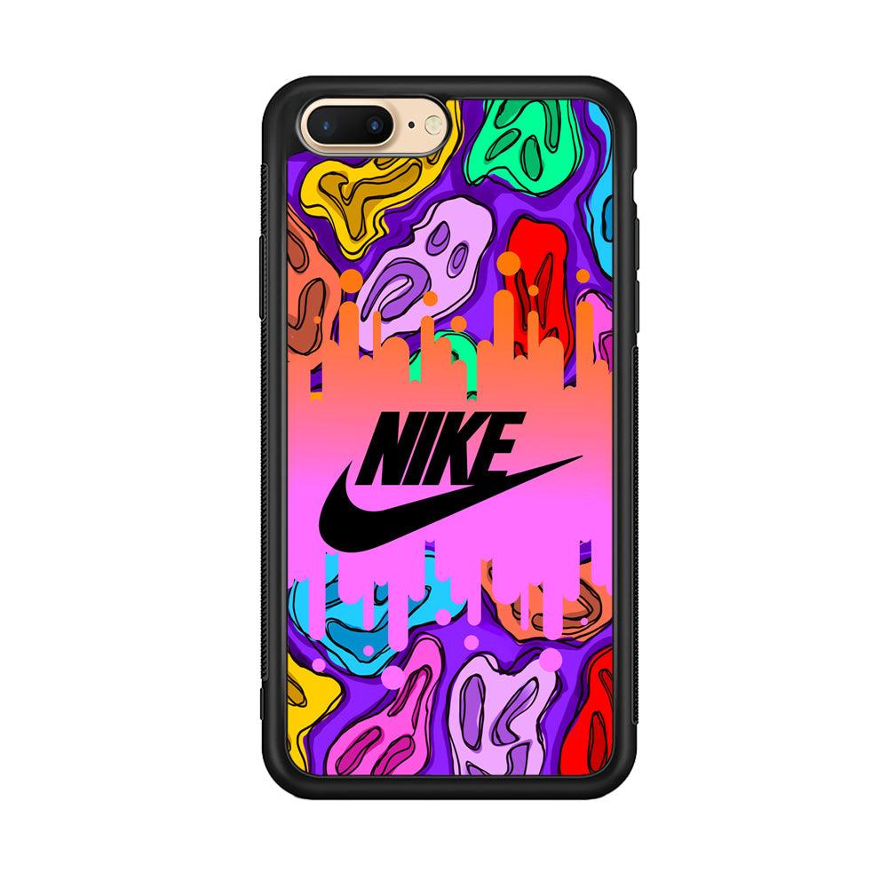 Nike Keep The Expression iPhone 8 Plus Case-Rubber Black (2D Case)-Oxvistore