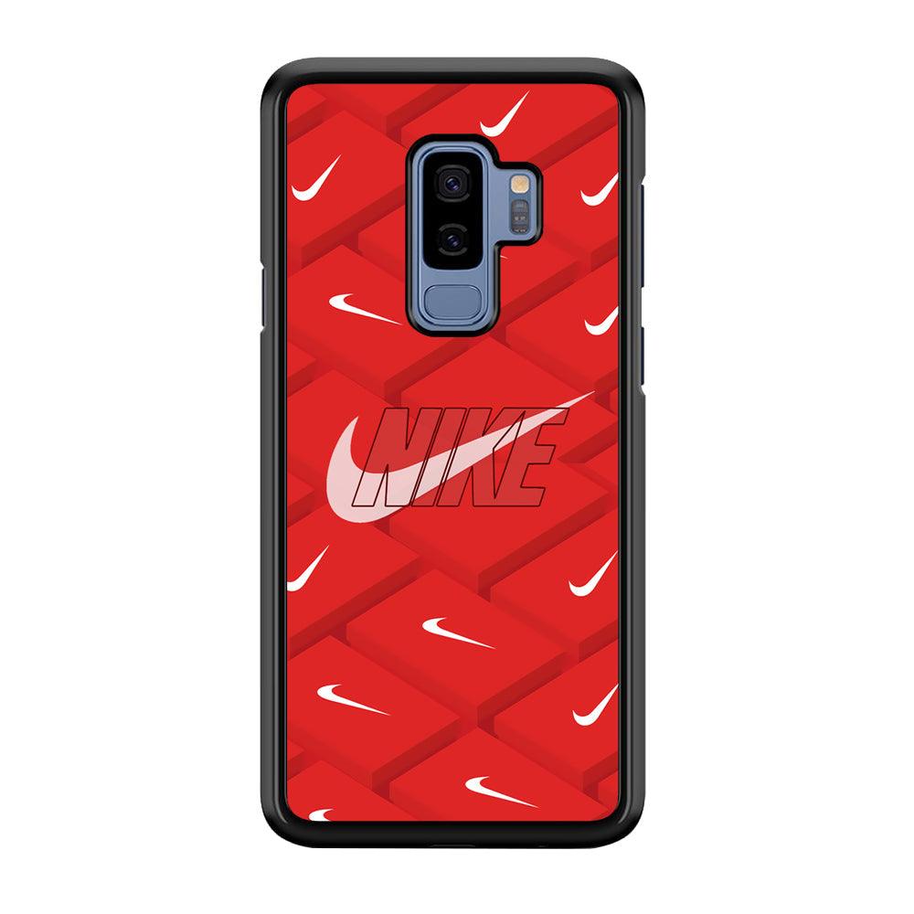 Nike Keyboard Button Samsung Galaxy S9 Plus Case-Rubber Black (2D Case)-Oxvistore