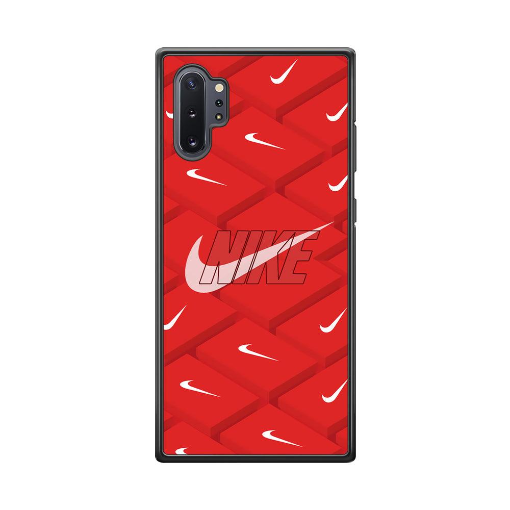 Nike Keyboard Button Samsung Galaxy Note 10 Plus Case-Rubber Black (2D Case)-Oxvistore
