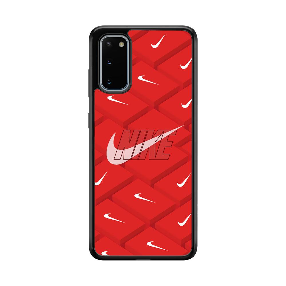 Nike Keyboard Button Samsung Galaxy S20 Case-Rubber Black (2D Case)-Oxvistore