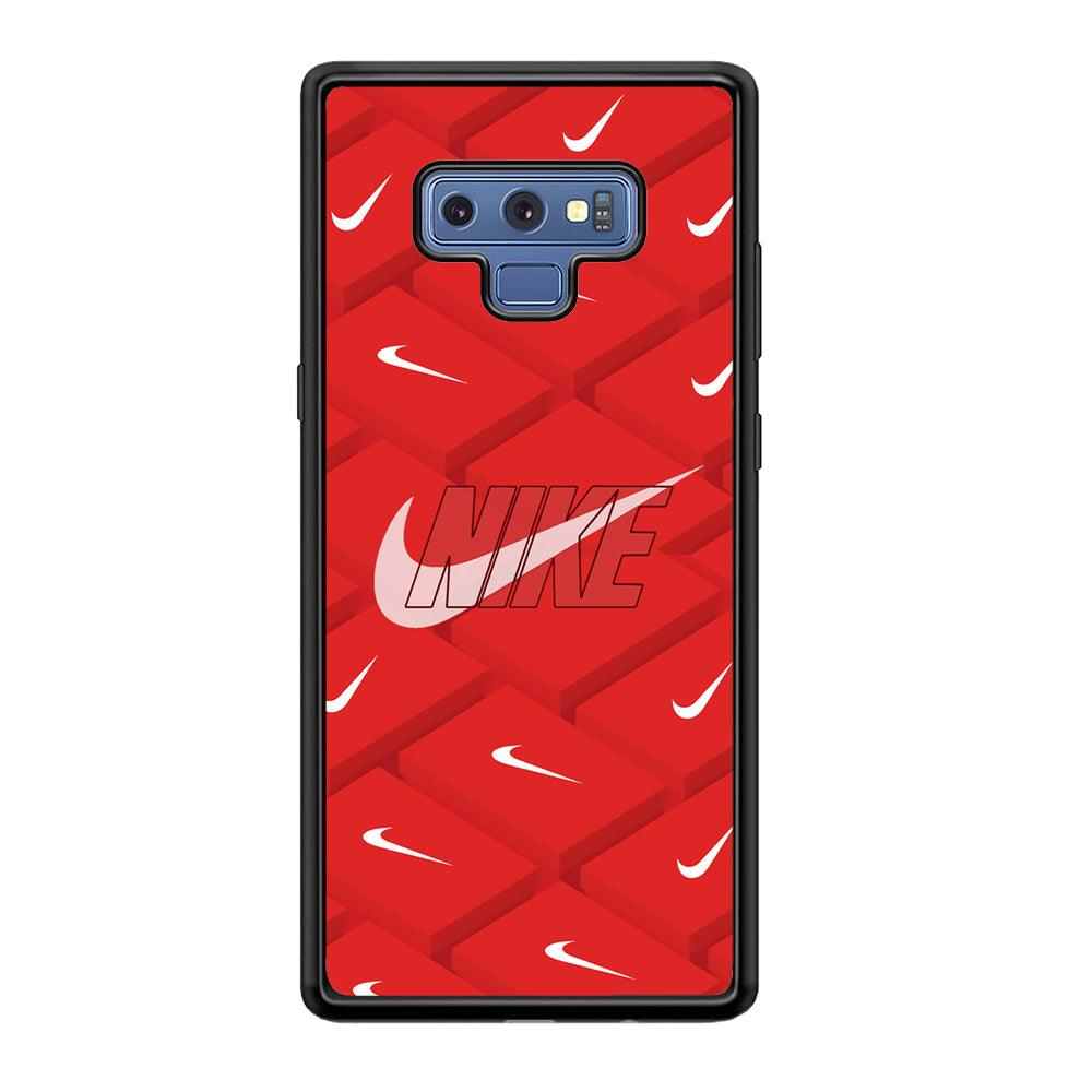 Nike Keyboard Button Samsung Galaxy Note 9 Case-Rubber Black (2D Case)-Oxvistore