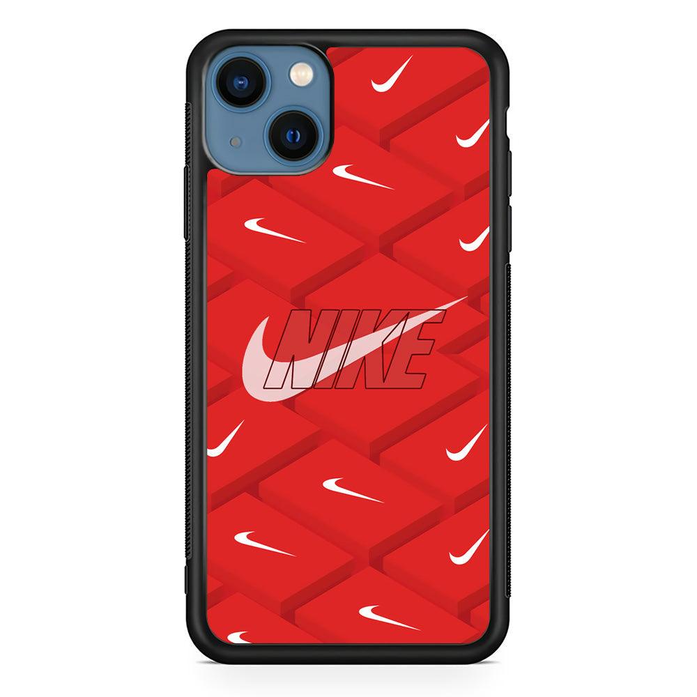 Nike Keyboard Button iPhone 15 Plus Case-Rubber Black (2D Case)-Oxvistore
