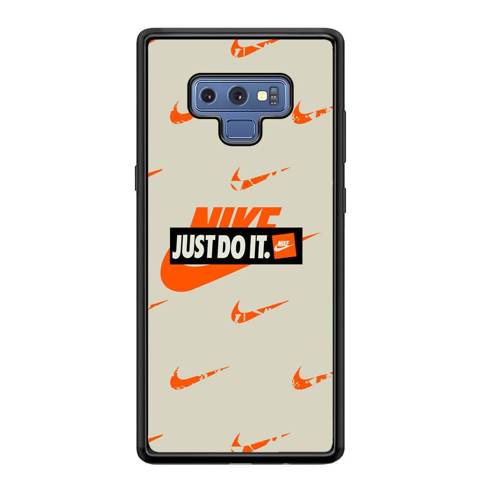 Nike Layer of Emblem Samsung Galaxy Note 9 Case-Rubber Black (2D Case)-Oxvistore