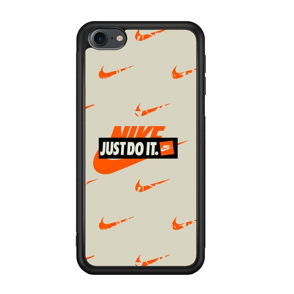 Nike Layer of Emblem iPod Touch 6 Case-Rubber Black (2D Case)-Oxvistore