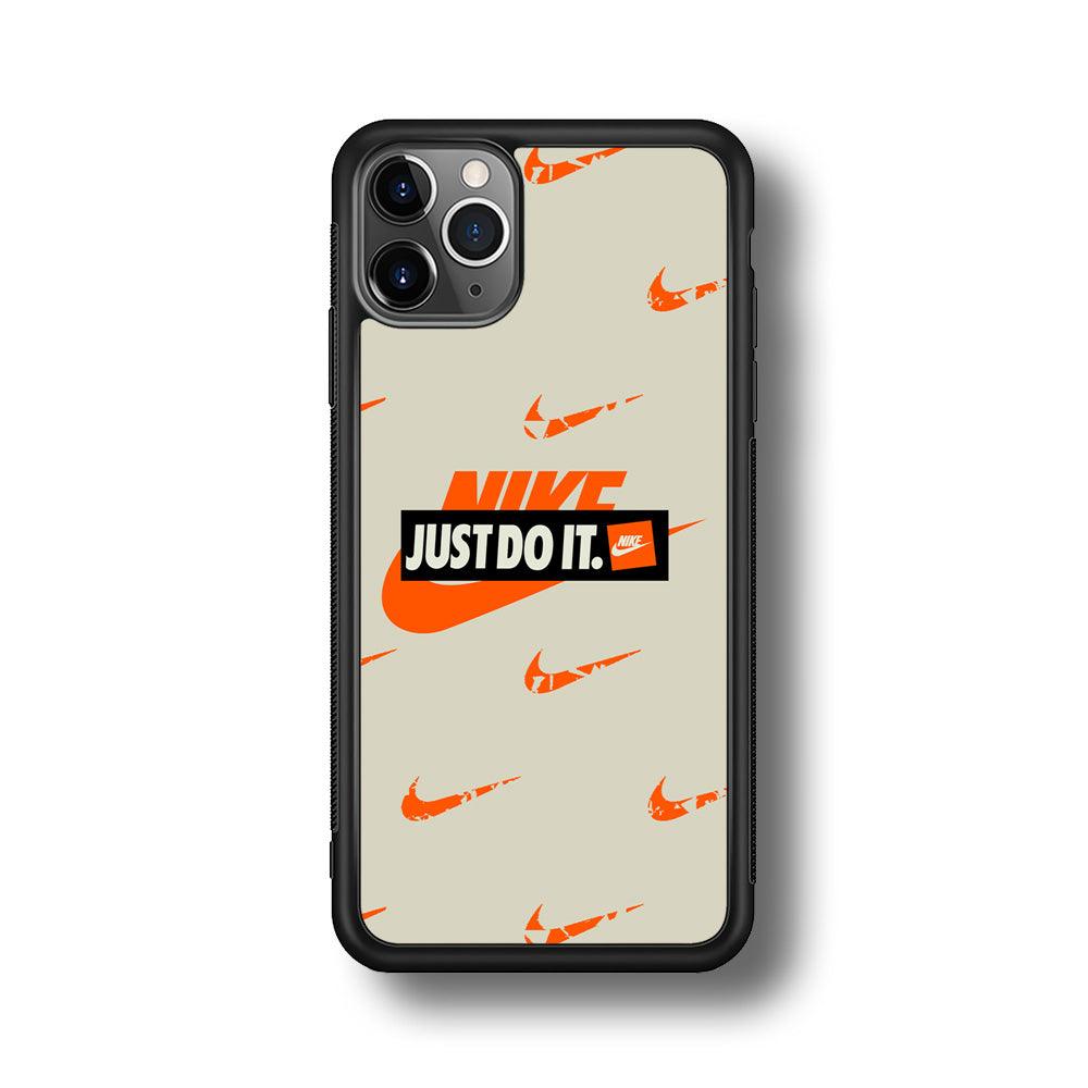 Nike Layer of Emblem iPhone 11 Pro Case-Rubber Black (2D Case)-Oxvistore