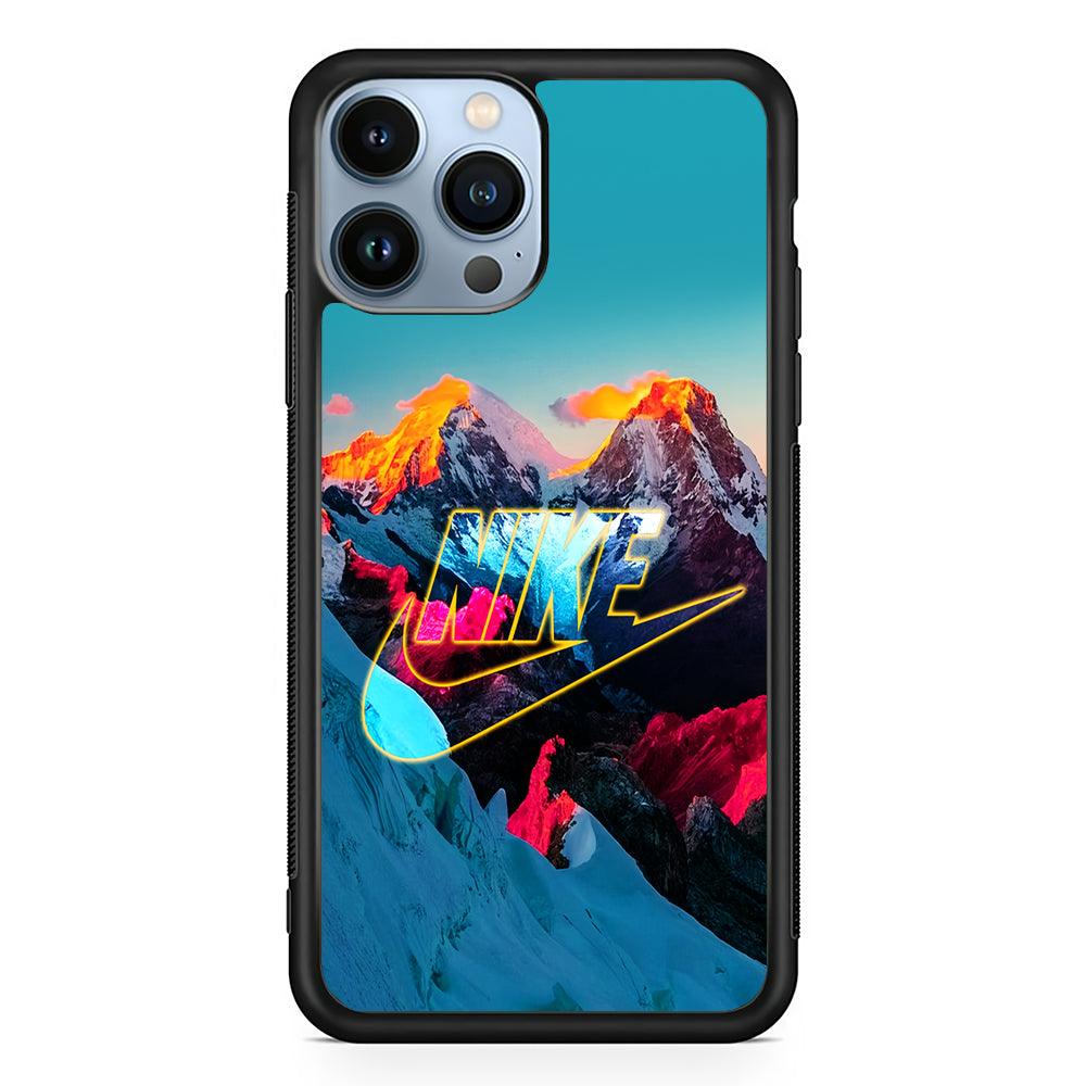 Nike Logo Iceberg 2D Rubber Phone Case-Black-Oxvistore