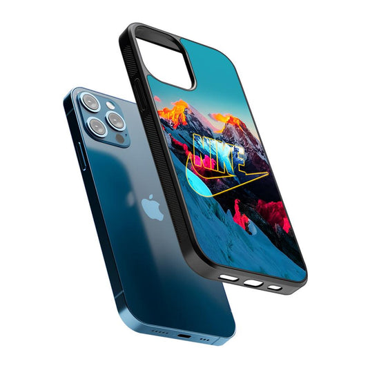 Nike Logo Iceberg 2D Rubber Phone Case-Oxvistore