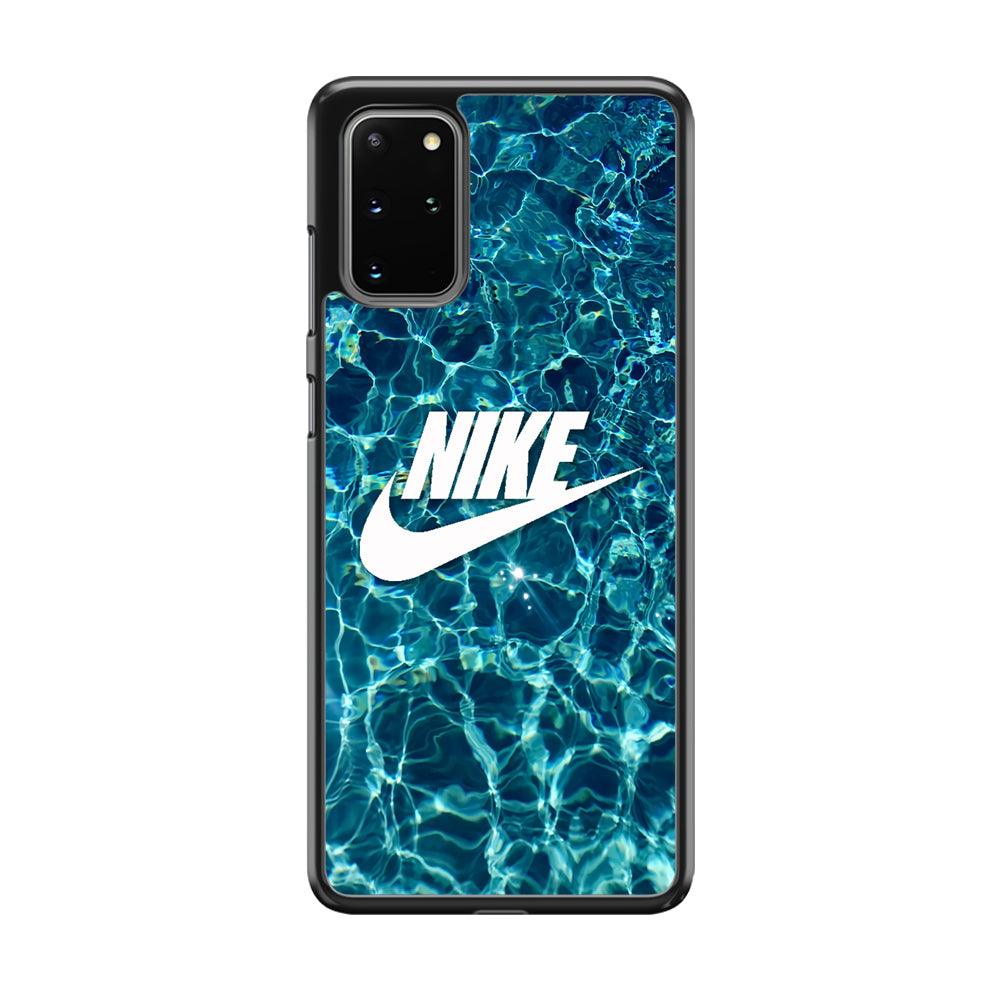 Nike Lots of Water Samsung Galaxy S20 Plus Case-Rubber Black (2D Case)-Oxvistore