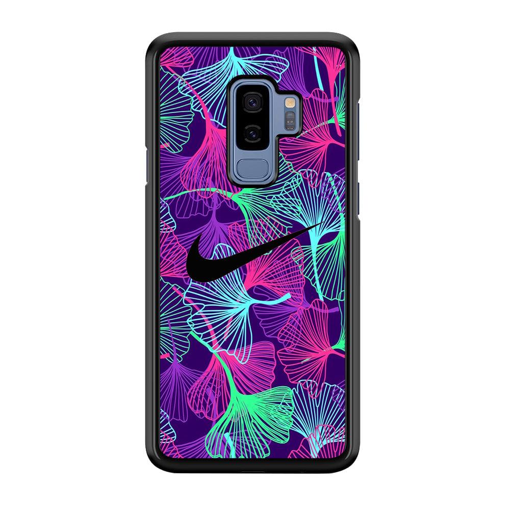 Nike Luminesce Theme Samsung Galaxy S9 Plus Case-Rubber Black (2D Case)-Oxvistore