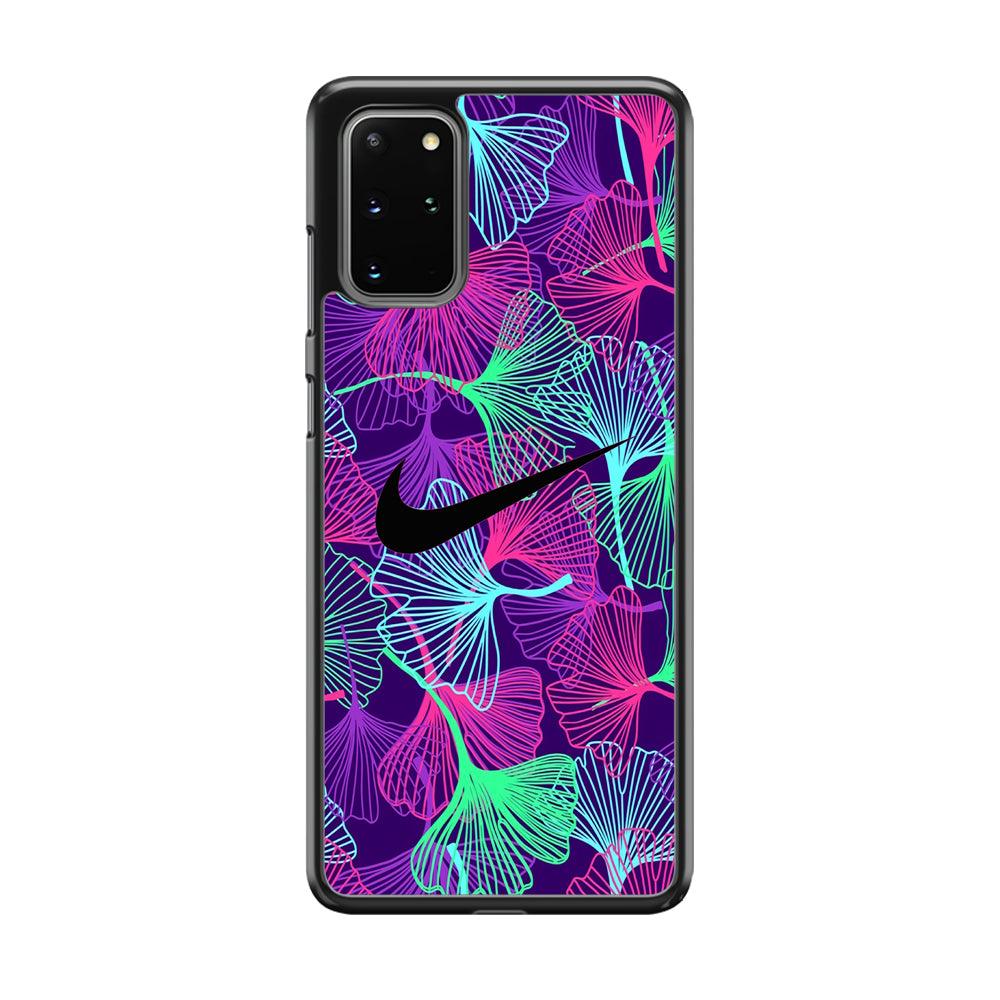 Nike Luminesce Theme Samsung Galaxy S20 Plus Case-Rubber Black (2D Case)-Oxvistore