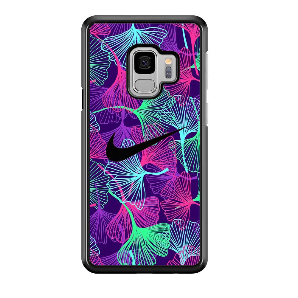 Nike Luminesce Theme Samsung Galaxy S9 Case-Rubber Black (2D Case)-Oxvistore