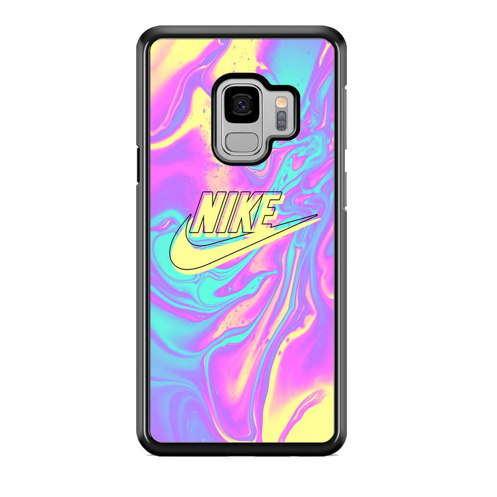 Nike Marble Liquid Samsung Galaxy S9 Case-Rubber Black (2D Case)-Oxvistore