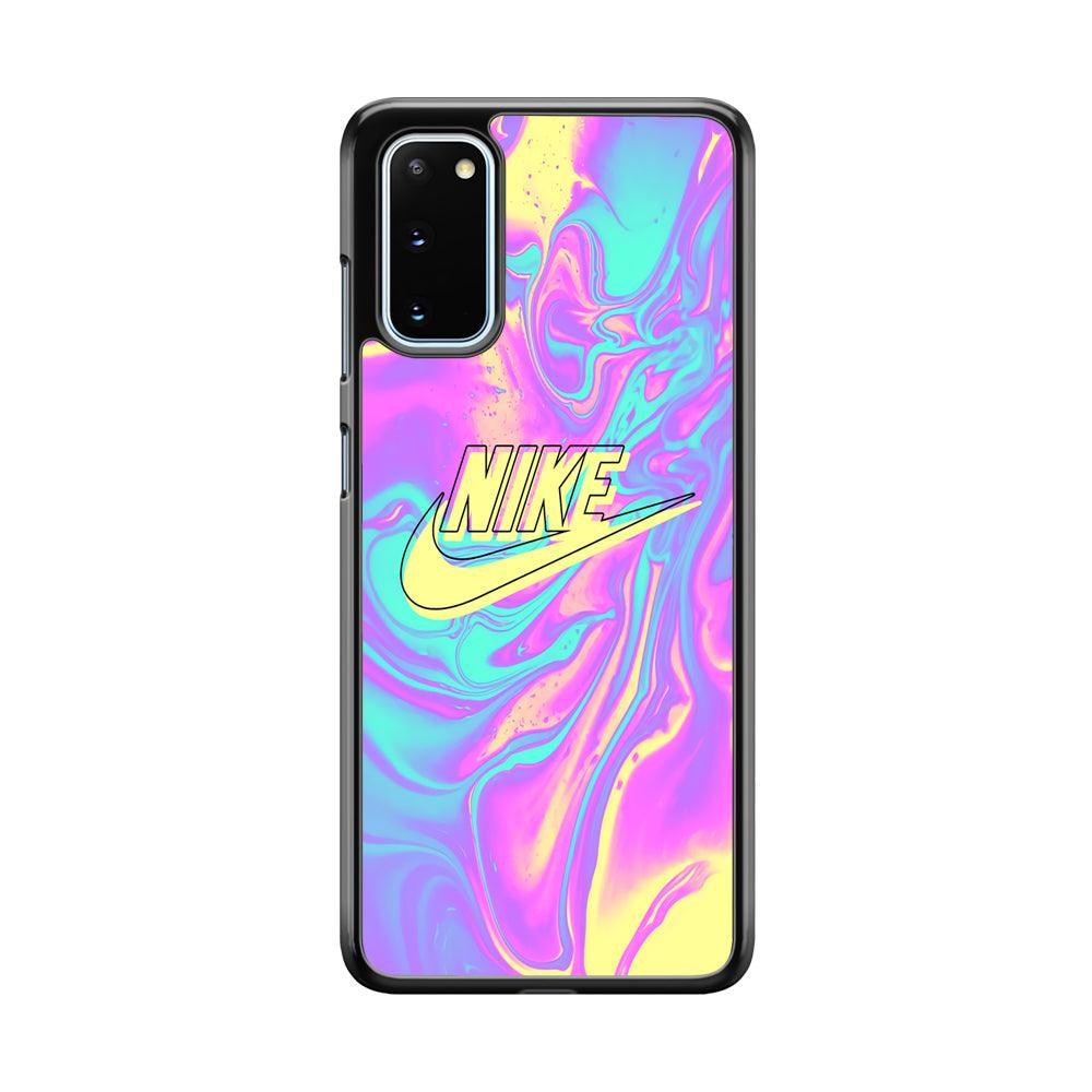 Nike Marble Liquid Samsung Galaxy S20 Case-Rubber Black (2D Case)-Oxvistore