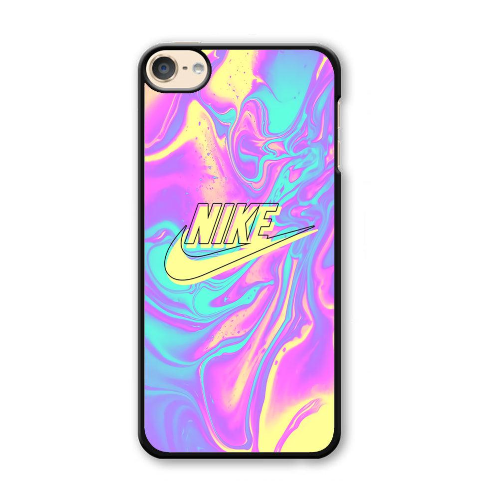 Nike Marble Liquid iPod Touch 6 Case-Plastic Black (2D Case)-Oxvistore