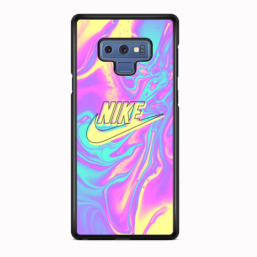 Nike Marble Liquid Samsung Galaxy Note 9 Case-Rubber Black (2D Case)-Oxvistore