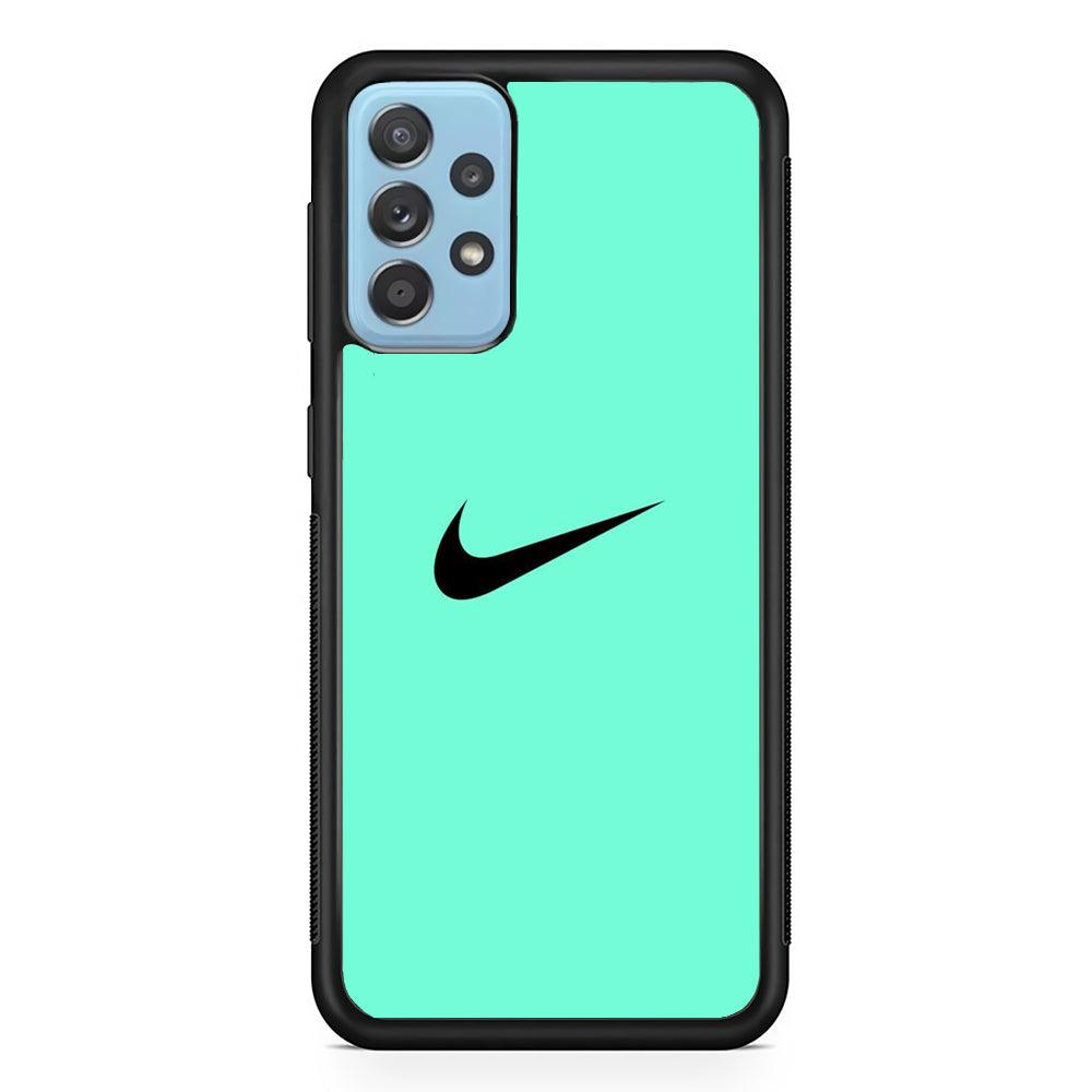 Nike Ocean Light Samsung Galaxy A52 Case-Rubber Black (2D Case)-Oxvistore