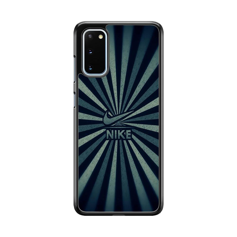 Nike Old Samsung Galaxy S20 Case-Rubber Black (2D Case)-Oxvistore