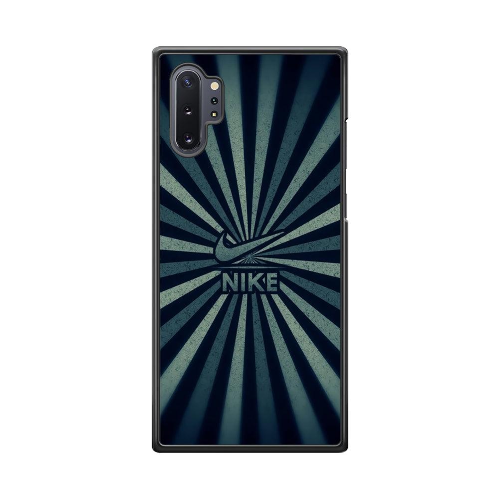 Nike Old Samsung Galaxy Note 10 Plus Case-Rubber Black (2D Case)-Oxvistore