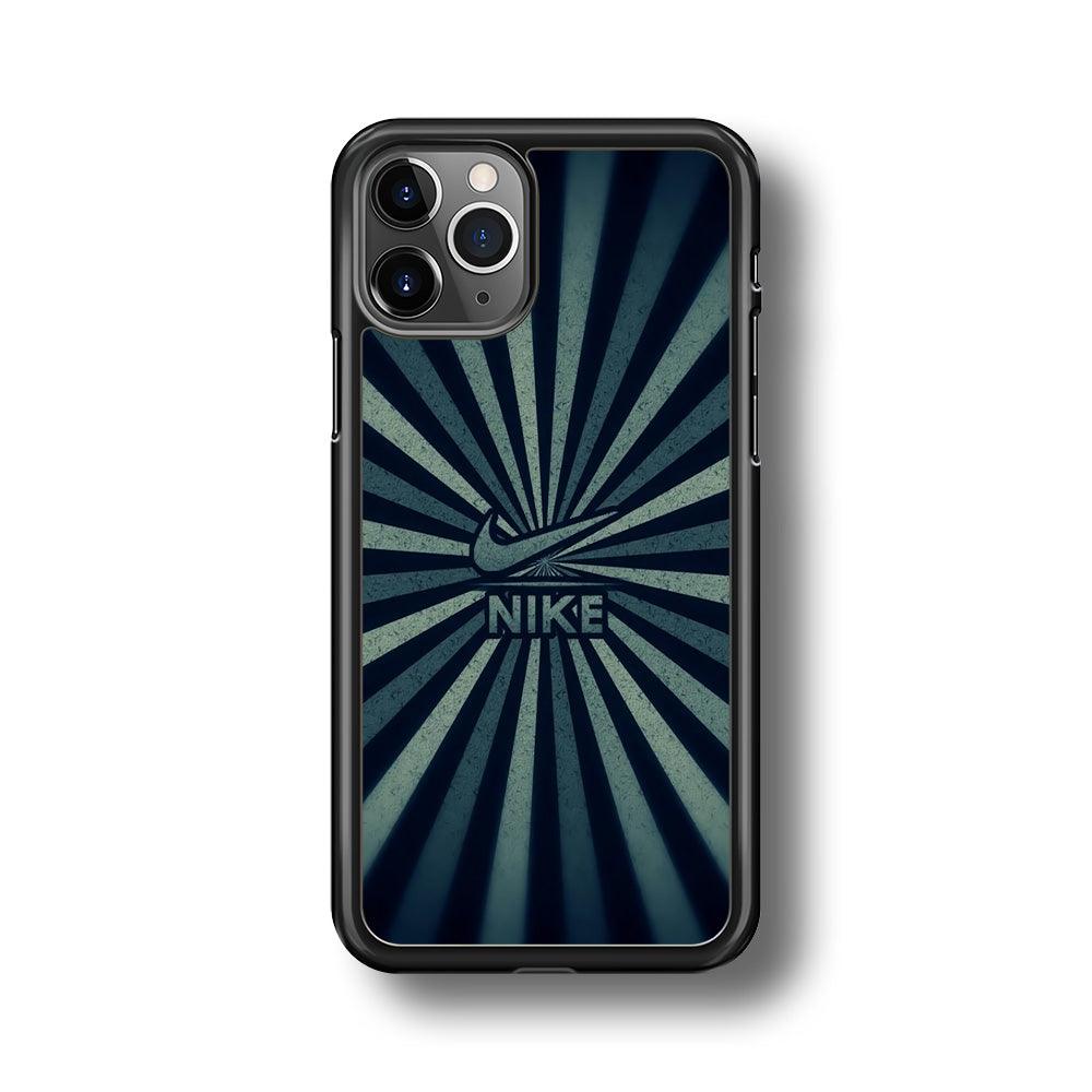 Nike Old iPhone 11 Pro Max Case-Rubber Black (2D Case)-Oxvistore