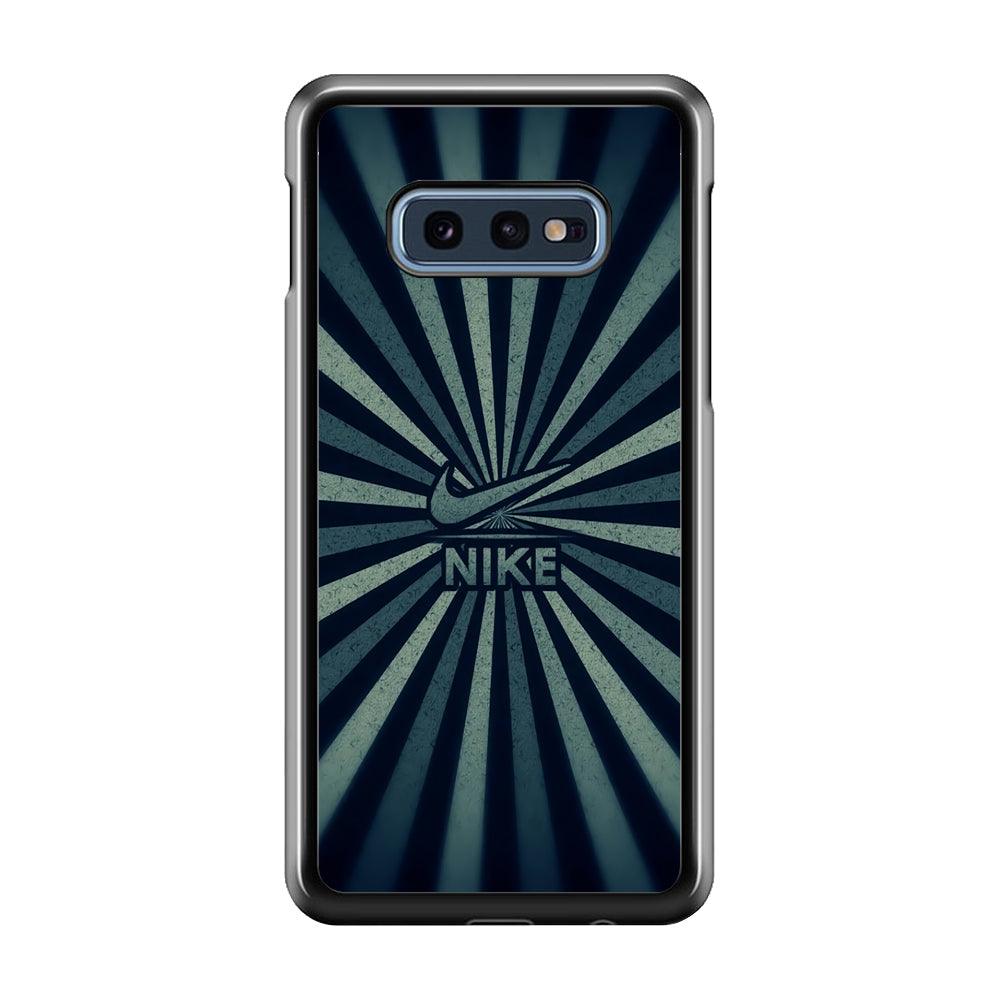 Nike Old Samsung Galaxy S10E Case-Rubber Black (2D Case)-Oxvistore