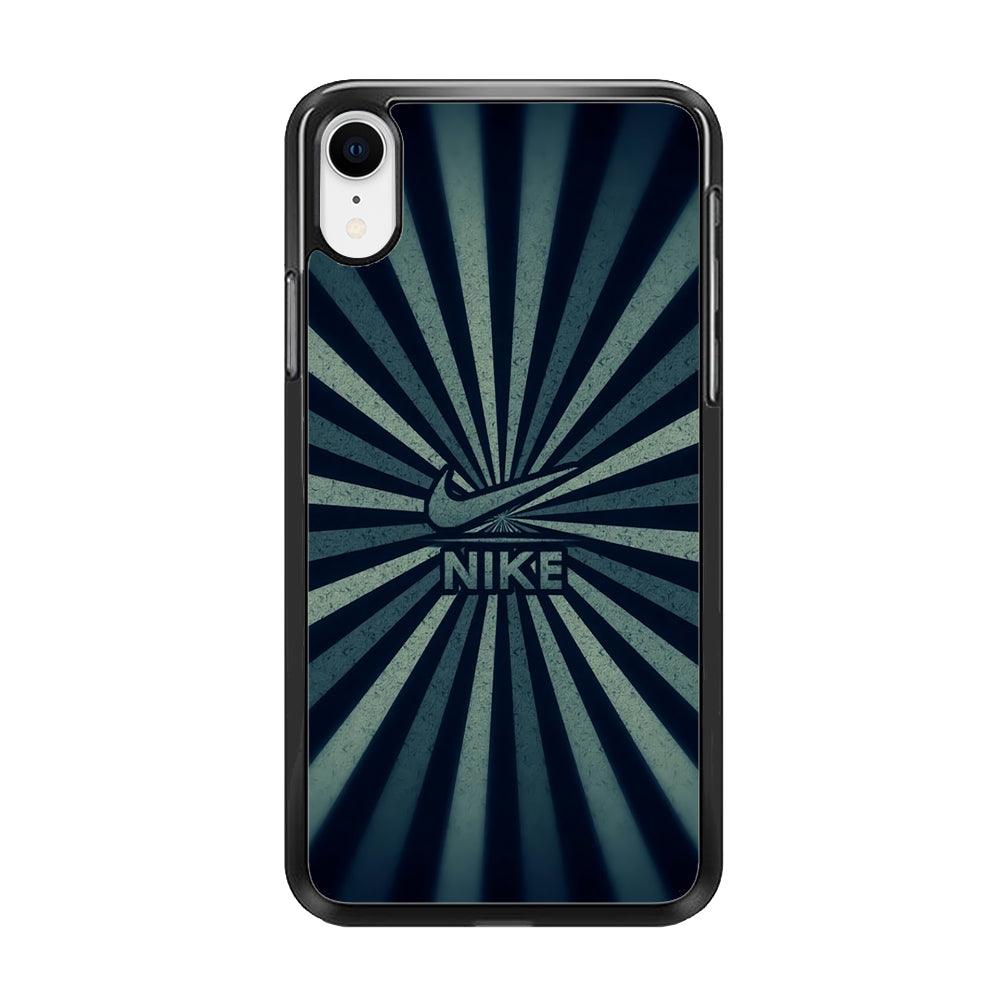Nike Old iPhone XR Case-Rubber Black (2D Case)-Oxvistore