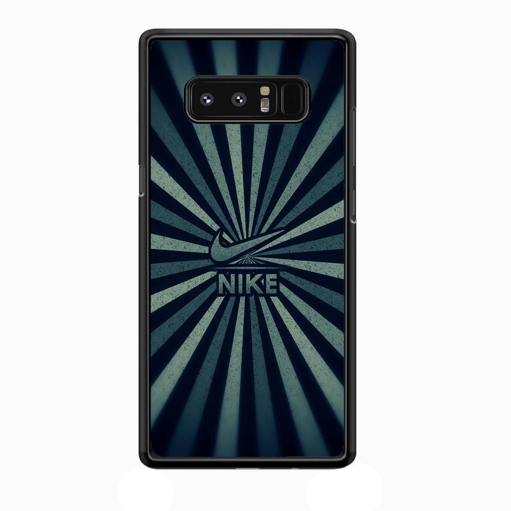 Nike Old Samsung Galaxy Note 8 Case-Rubber Black (2D Case)-Oxvistore