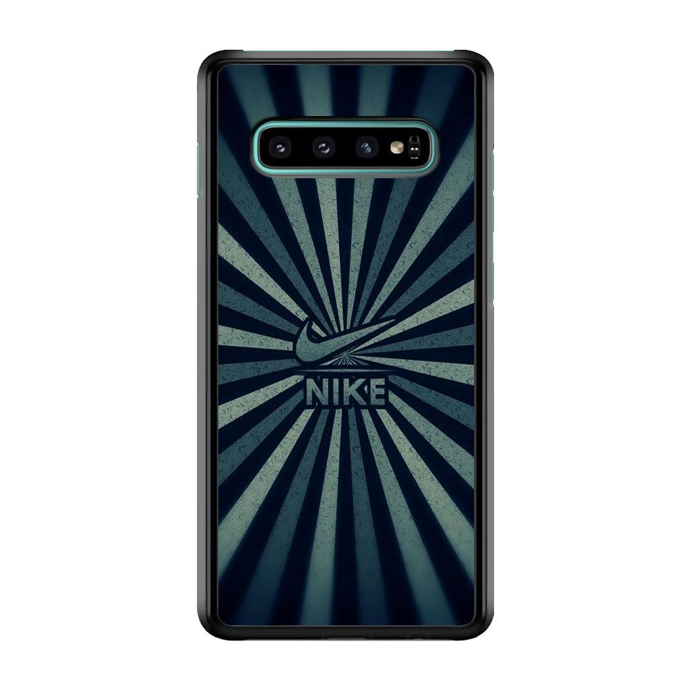 Nike Old Samsung Galaxy S10 Plus Case-Rubber Black (2D Case)-Oxvistore