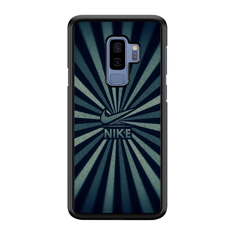Nike Old Samsung Galaxy S9 Plus Case-Rubber Black (2D Case)-Oxvistore