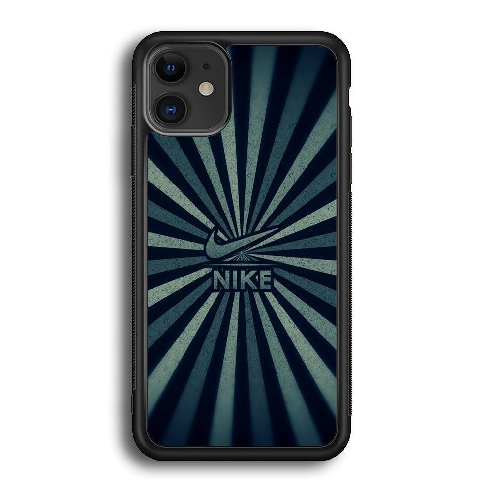 Nike Old iPhone 12 Case-Rubber Black (2D Case)-Oxvistore