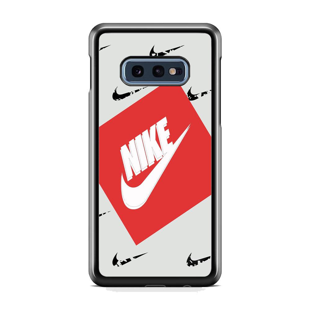 Nike Option of Perspective Samsung Galaxy S10E Case-Rubber Black (2D Case)-Oxvistore