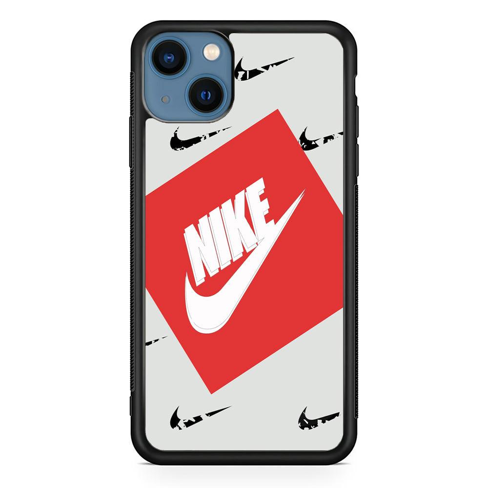 Nike Option of Perspective iPhone 13 Case-Rubber Black (2D Case)-Oxvistore