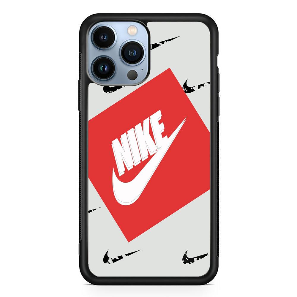 Nike Option of Perspective iPhone 14 Pro Case-Rubber Black (2D Case)-Oxvistore