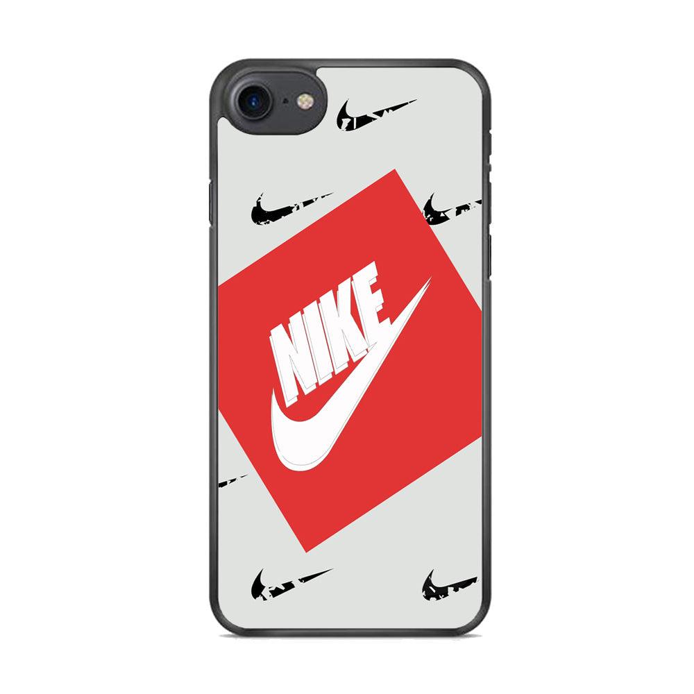 Nike Option of Perspective iPhone 8 Case-Rubber Black (2D Case)-Oxvistore