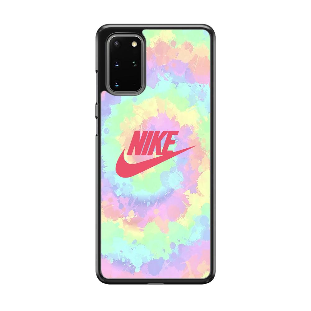 Nike Ring of Rainbow Samsung Galaxy S20 Plus Case-Rubber Black (2D Case)-Oxvistore
