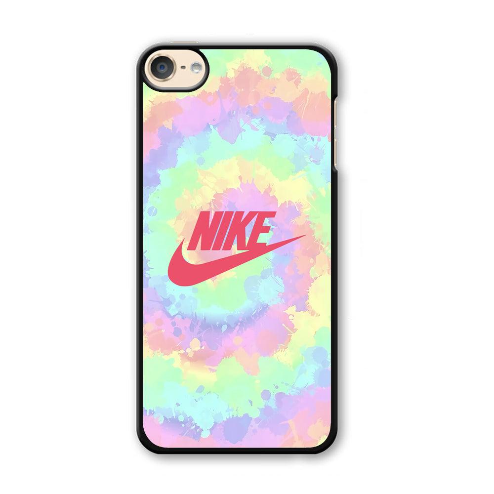 Nike Ring of Rainbow iPod Touch 6 Case-Plastic Black (2D Case)-Oxvistore