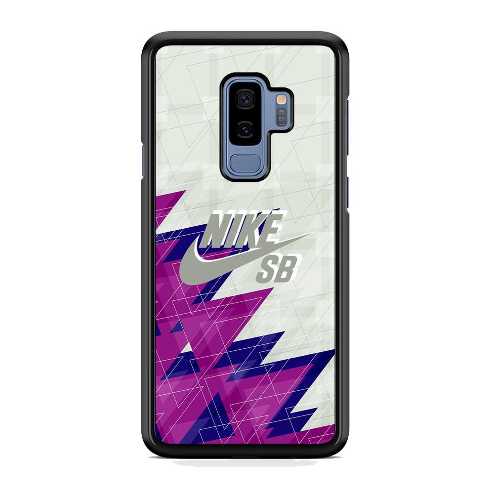 Nike SB Triangle Patern Samsung Galaxy S9 Plus Case-Rubber Black (2D Case)-Oxvistore