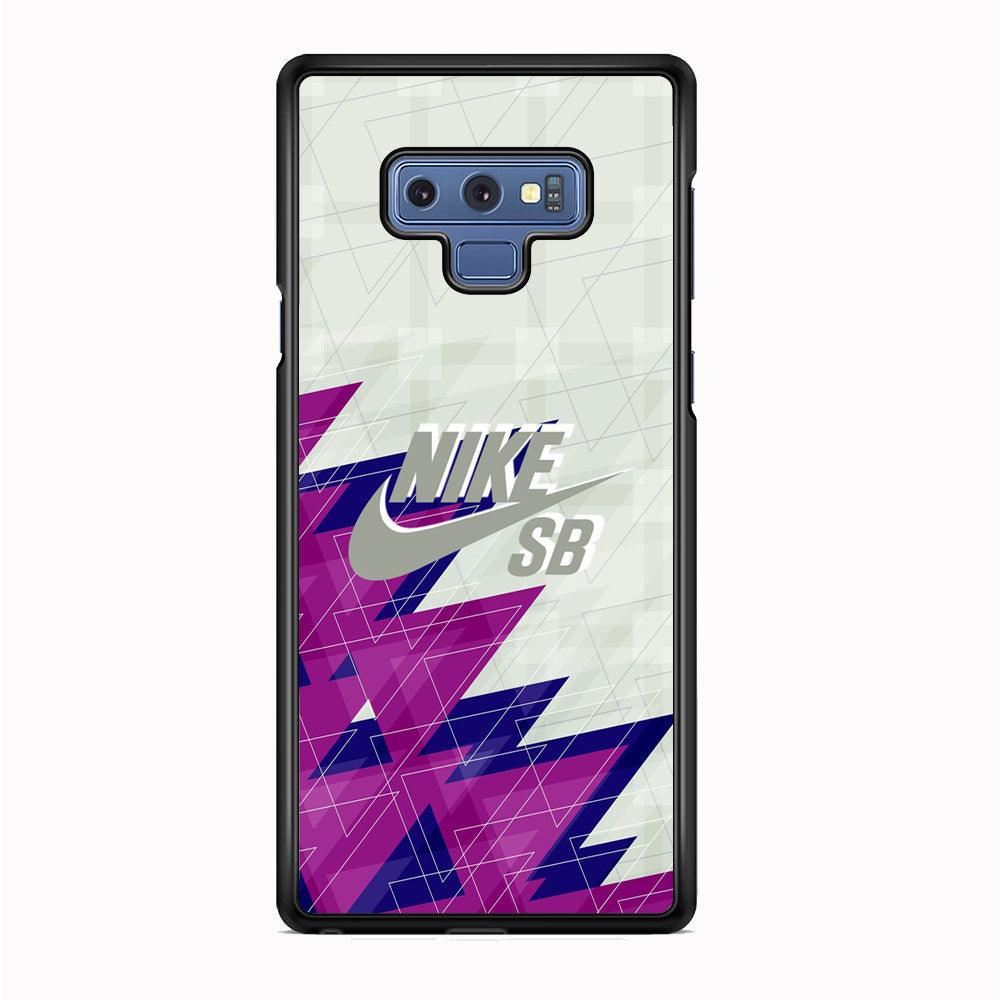 Nike SB Triangle Patern Samsung Galaxy Note 9 Case-Rubber Black (2D Case)-Oxvistore