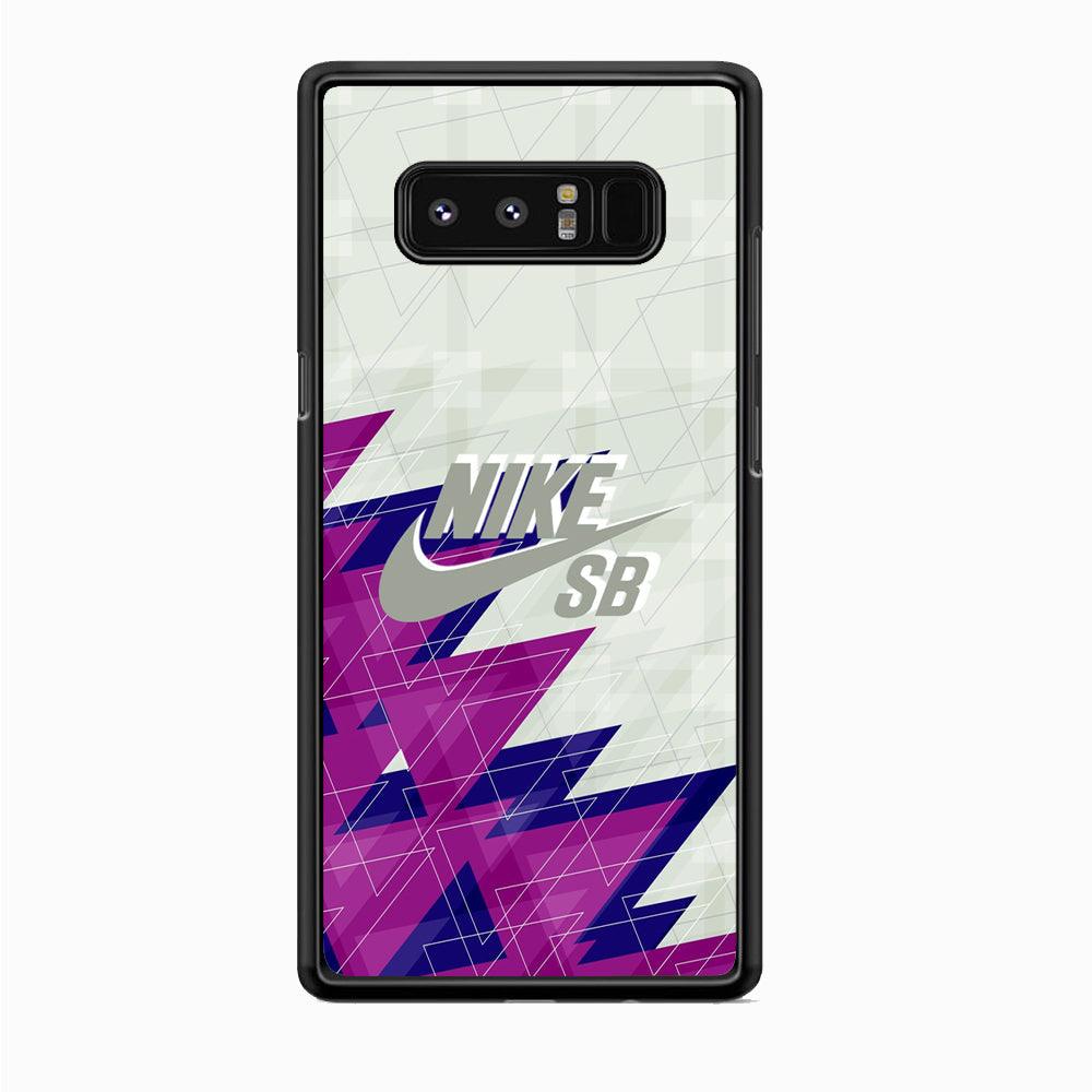 Nike SB Triangle Patern Samsung Galaxy Note 8 Case-Rubber Black (2D Case)-Oxvistore