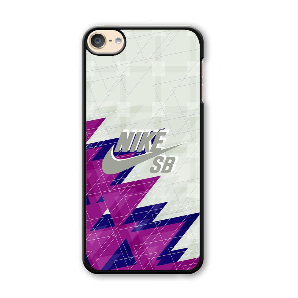 Nike SB Triangle Patern iPod Touch 6 Case-Plastic Black (2D Case)-Oxvistore