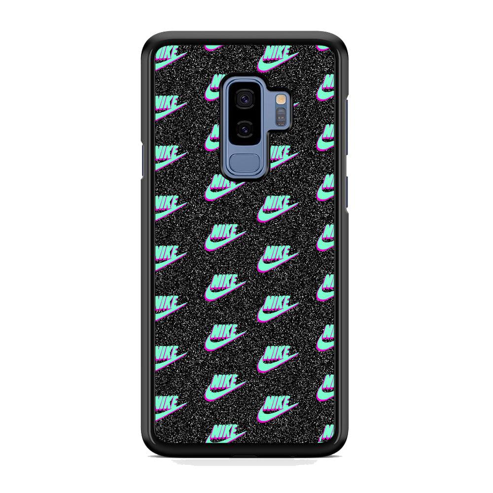Nike Shine of Star Samsung Galaxy S9 Plus Case-Rubber Black (2D Case)-Oxvistore