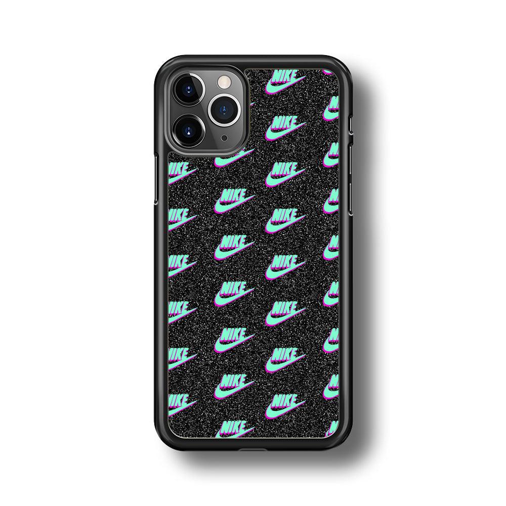 Nike Shine of Star iPhone 11 Pro Case-Rubber Black (2D Case)-Oxvistore