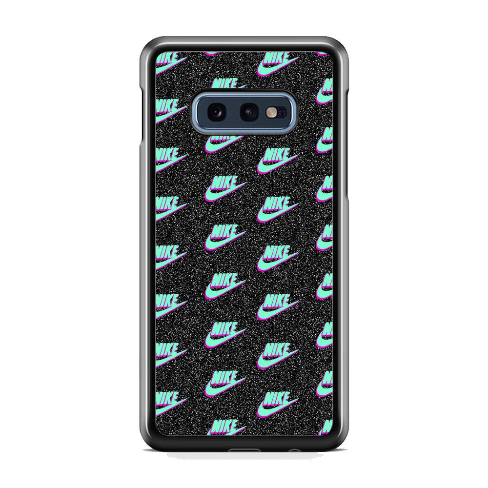 Nike Shine of Star Samsung Galaxy S10E Case-Rubber Black (2D Case)-Oxvistore