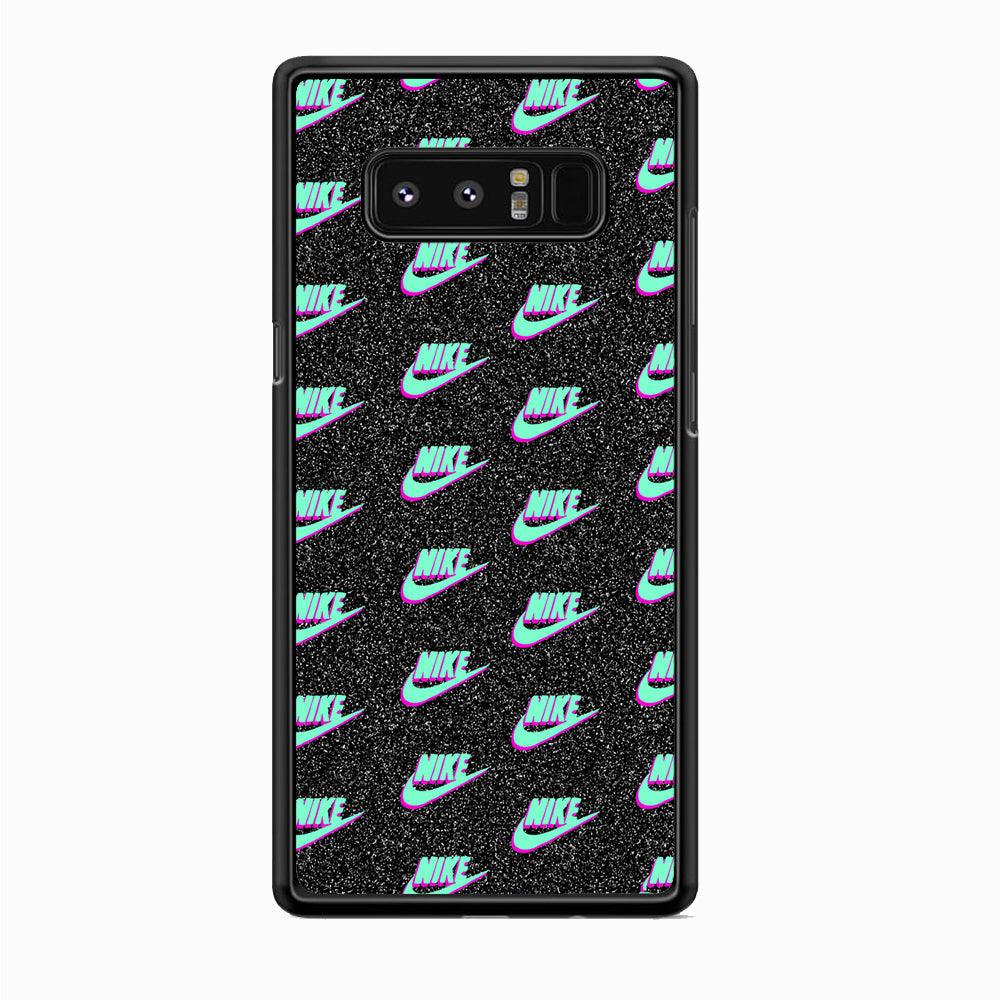 Nike Shine of Star Samsung Galaxy Note 8 Case-Rubber Black (2D Case)-Oxvistore