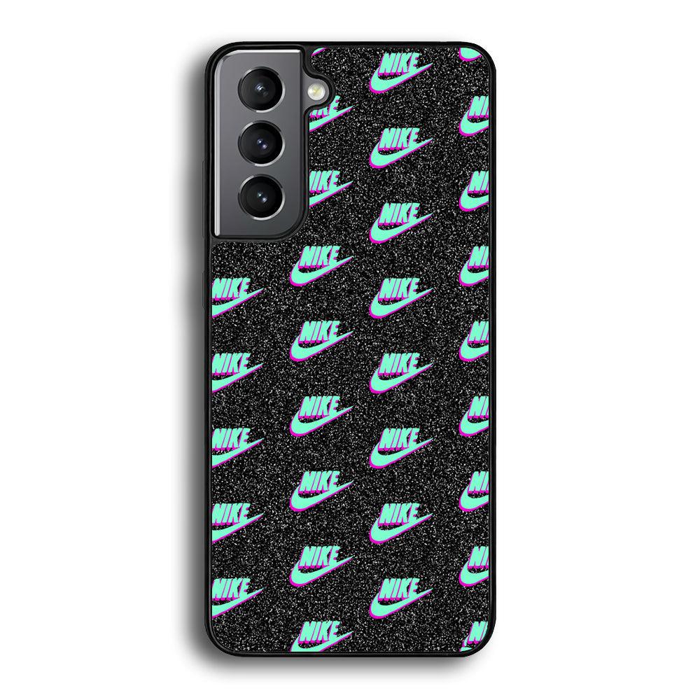 Nike Shine of Star Samsung Galaxy S22 Case-Rubber Black (2D Case)-Oxvistore