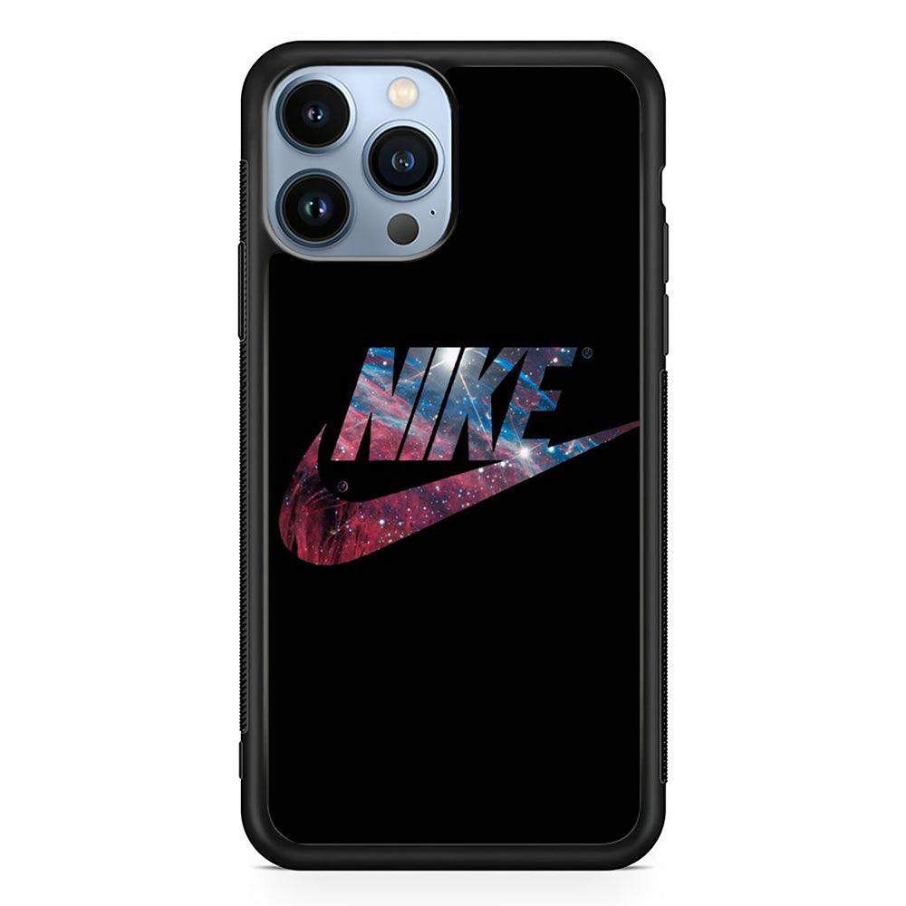 Nike Space Insight iPhone 14 Pro Max Case-Rubber Black (2D Case)-Oxvistore