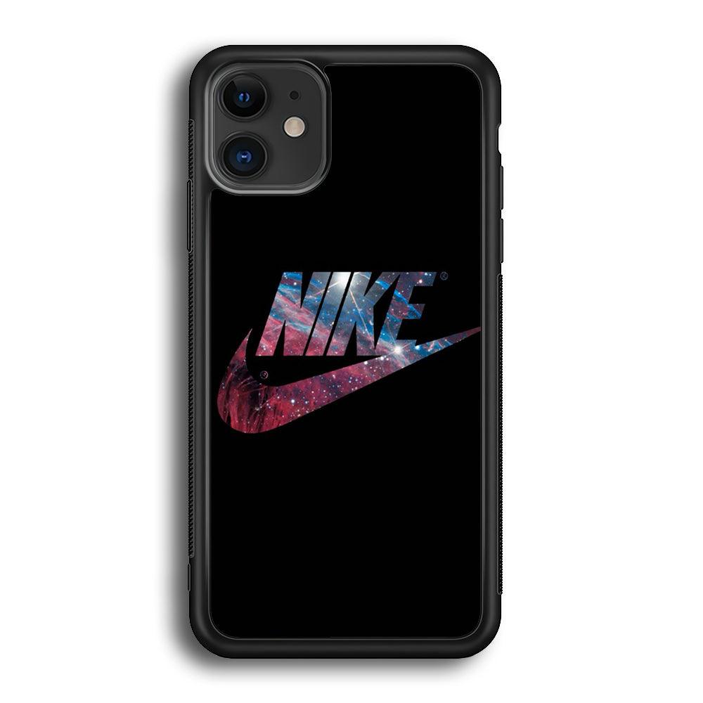 Nike Space Insight iPhone 12 Case-Rubber Black (2D Case)-Oxvistore