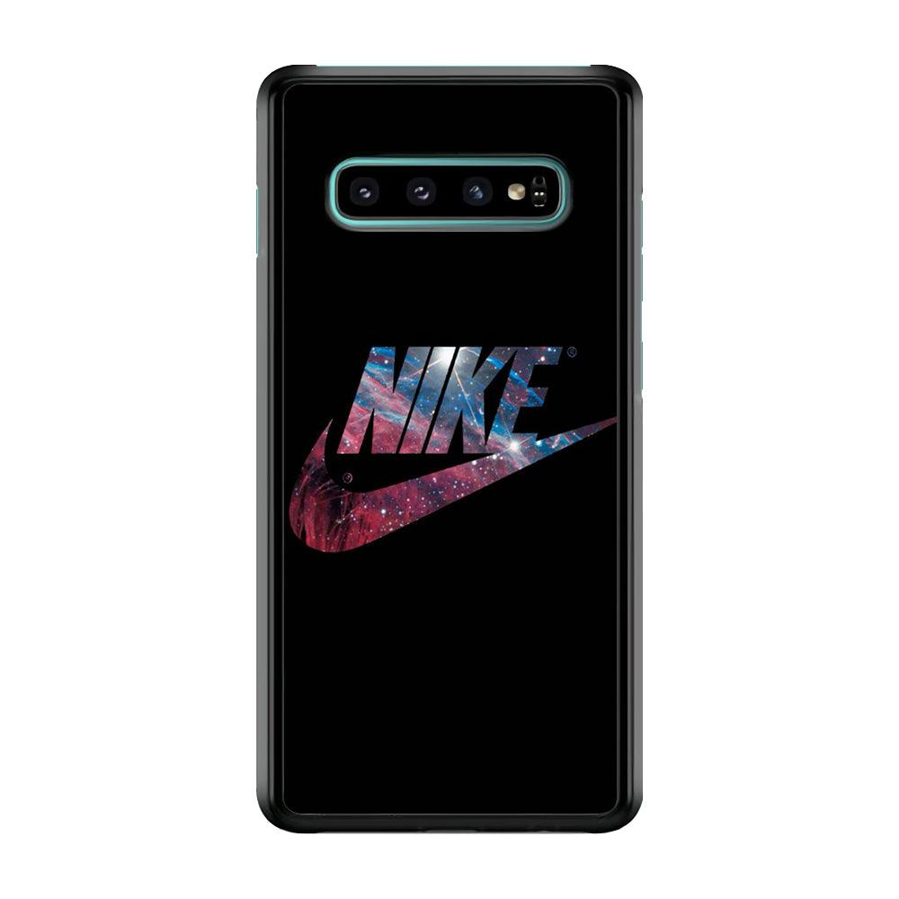 Nike Space Insight Samsung Galaxy S10 Case-Rubber Black (2D Case)-Oxvistore
