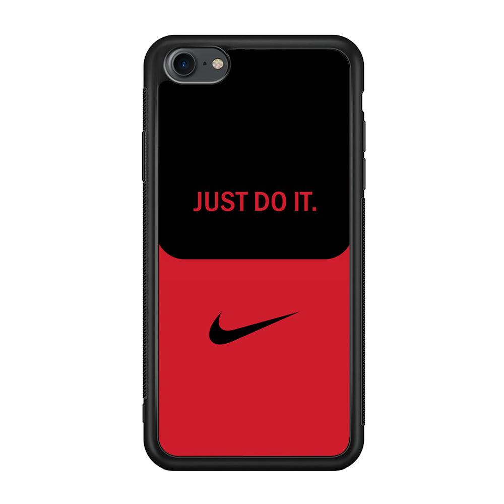 Nike Split in Style iPhone 7 Case-Rubber Black (2D Case)-Oxvistore