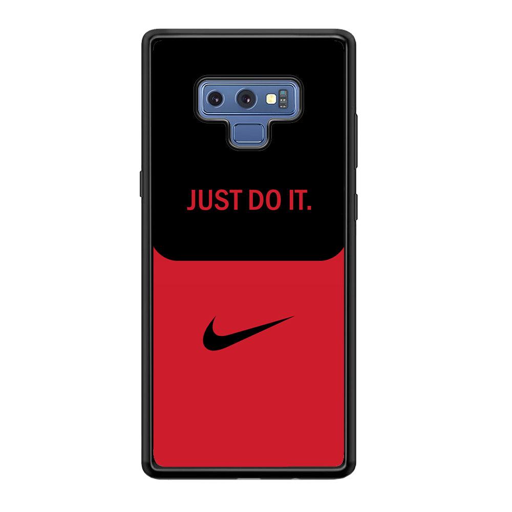 Nike Split in Style Samsung Galaxy Note 9 Case-Rubber Black (2D Case)-Oxvistore