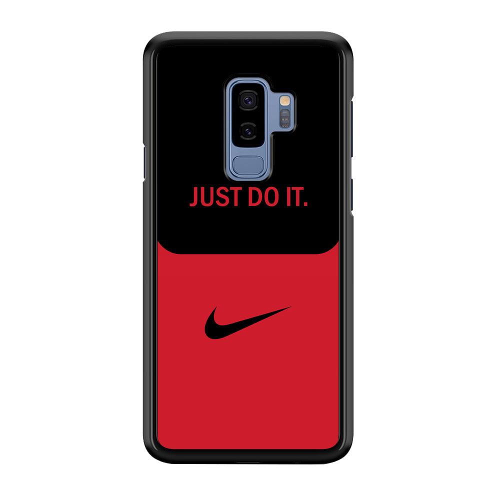 Nike Split in Style Samsung Galaxy S9 Plus Case-Rubber Black (2D Case)-Oxvistore